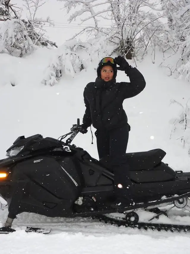 Zahwa Massaid saat Liburan Akhir Tahun ke Jepang. [@zahwamassaid]