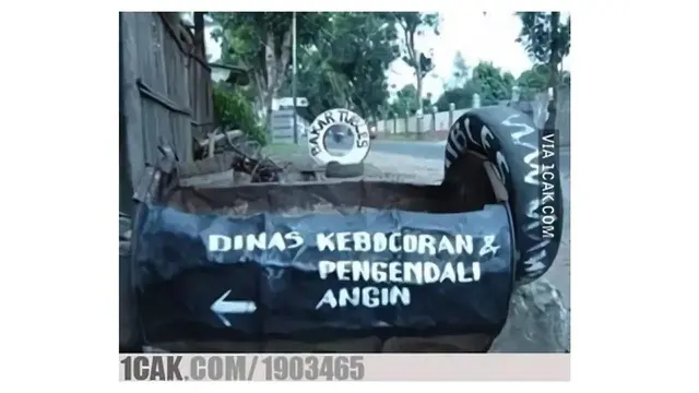 Nama usaha tambal ban (Ist)