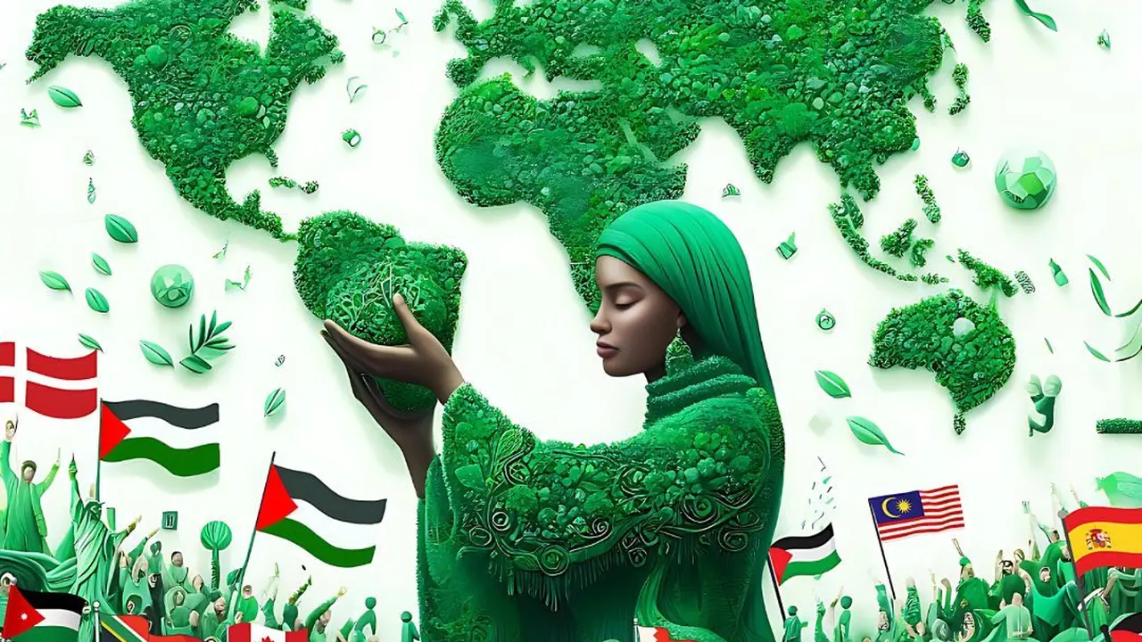 Ajakan Pakai Baju Hijau saat 15 November untuk Bela Palestina.