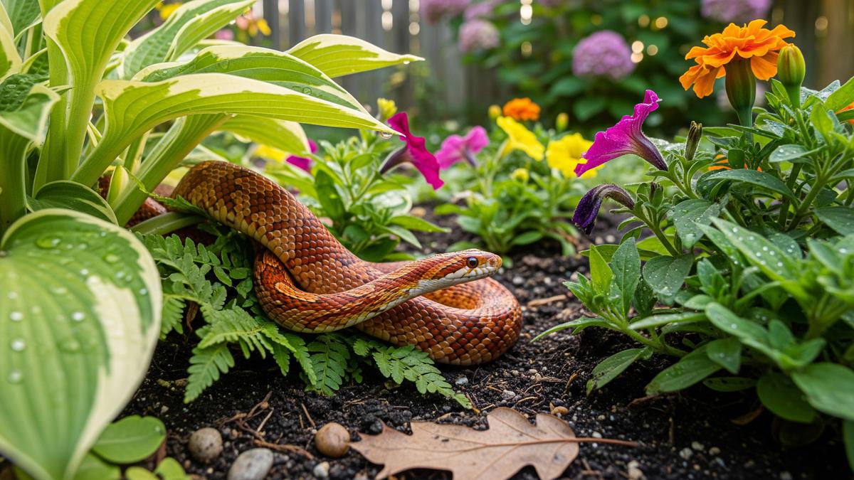 Manfaat Ular Taman untuk Kebun, Ini Langkah Aman Jika Menjumpainya di Halaman Rumah