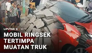 Muatan Truk Timpa Mobil, Lalu Lintas Bekasi-Jakarta Macet