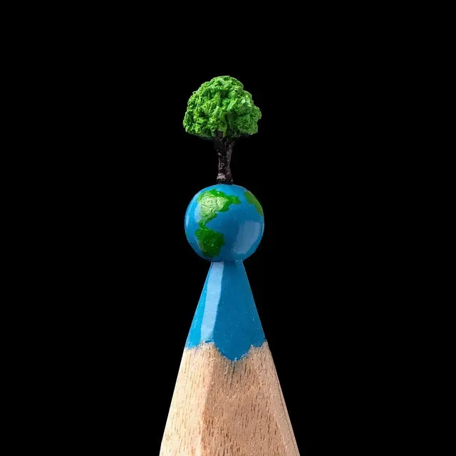 Ciptakan Miniatur Unik di Ujung Pensil, 6 Karya Seniman Ini Mengagumkan