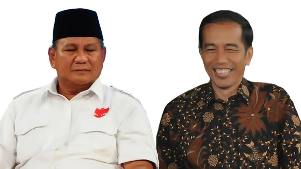 Ilustrasi Prabowo dan jokowi