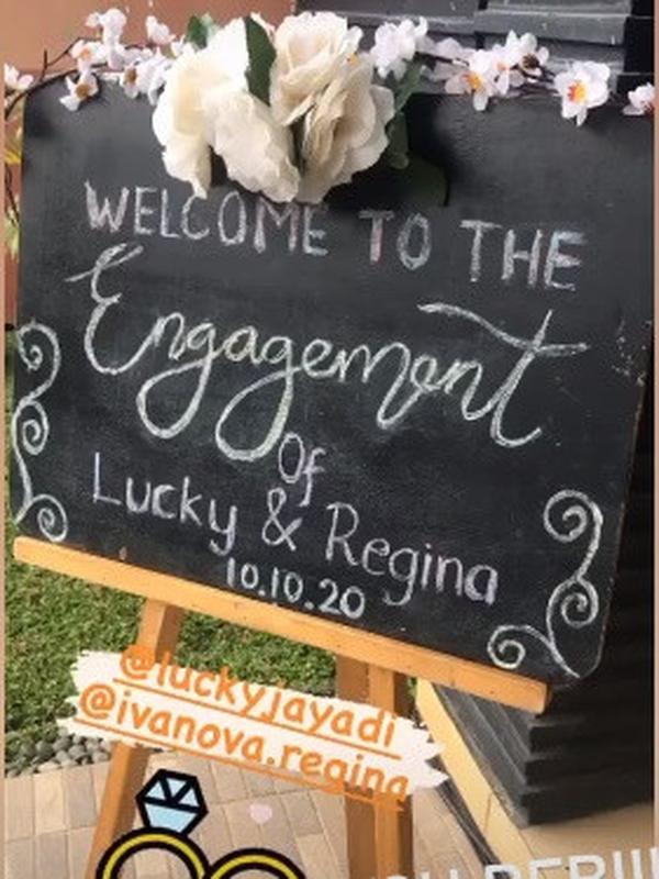 Pertunangan Regina Ivanova (Sumber: Instagram/rainytumengkol)