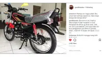 Yamaha RX King tahun 1993 yang sudah direstorasi oleh Gandi (IG:@gandihasstex)