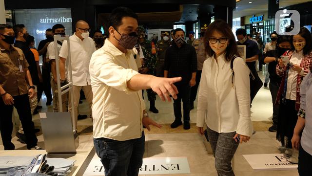 Wagub DKI Tinjau Protokol Kesehatan di Mal