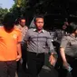 Dodik Ikhwanto tersangka ujaran kebencian terhadap Ibu Negara Iriana Joko Widodo. (Liputan6.com/Aditya Prakasa)