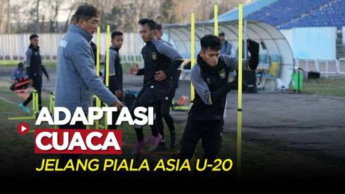 VIDEO: Gelar Latihan, Timnas Indonesia U-20 Fokus Adaptasi Cuaca Jelang Piala Asia U-20