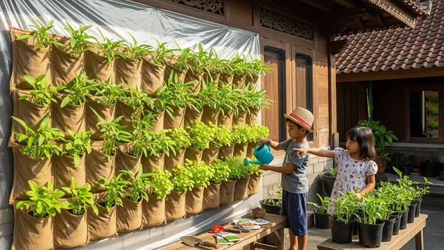 Model Kebun Mini untuk Anak-anak Belajar Berkebun di Rumah