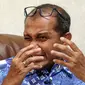 Wakil Menteri Hukum dan Hak Asasi Manusia (Wamenkumham) Edward Omar Sharif Hiariej atau Eddy Hiariej saat dipotret Liputan6.com di Jakarta, Kamis (21/9/2023). (Liputan6.com/Angga Yuniar)