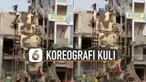 Ada saja kreativitas kuli bangunan saat bekerja.