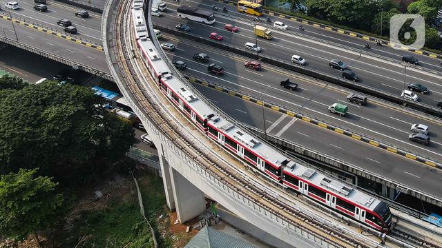 Jembatan Lengkung LRT Jabodebek