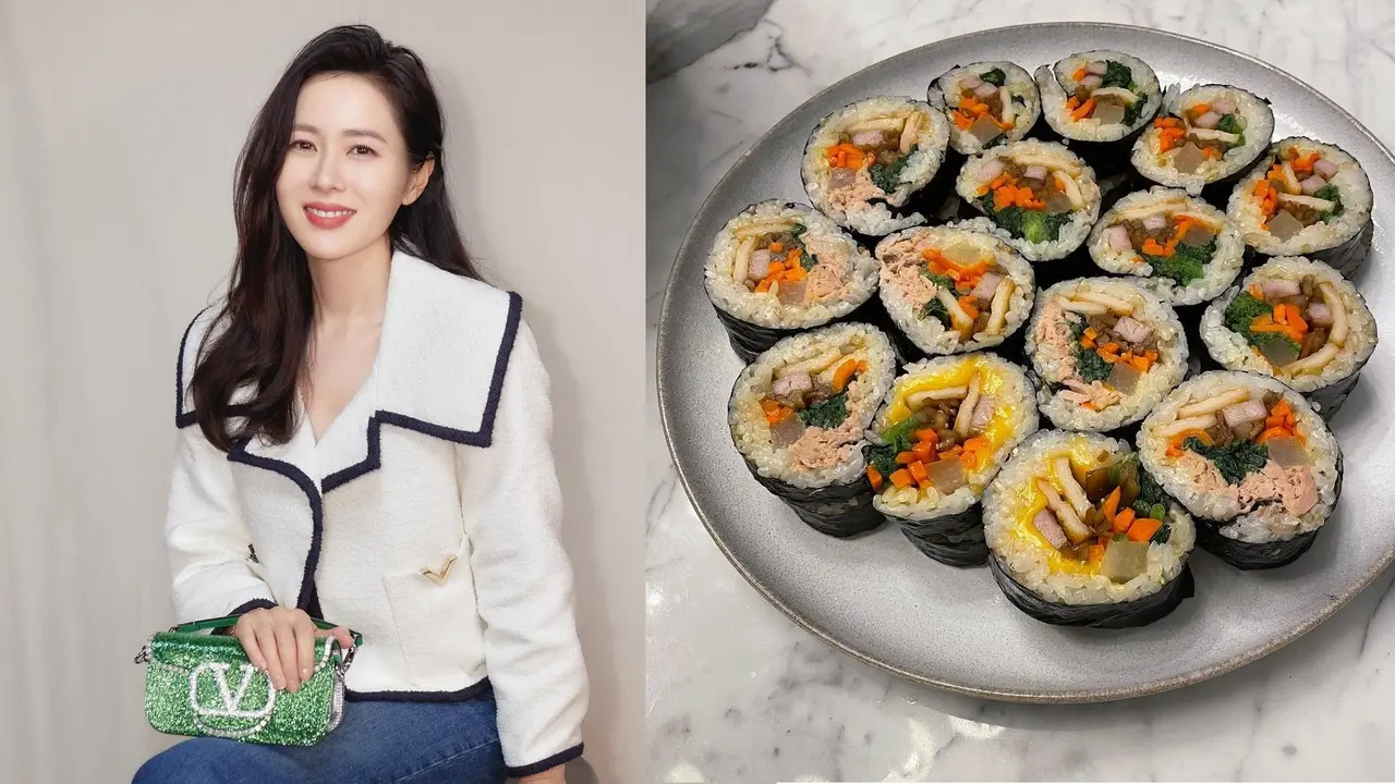 Son Ye Jin dan hasil masakannya. (Instagram/ yejinhand)
