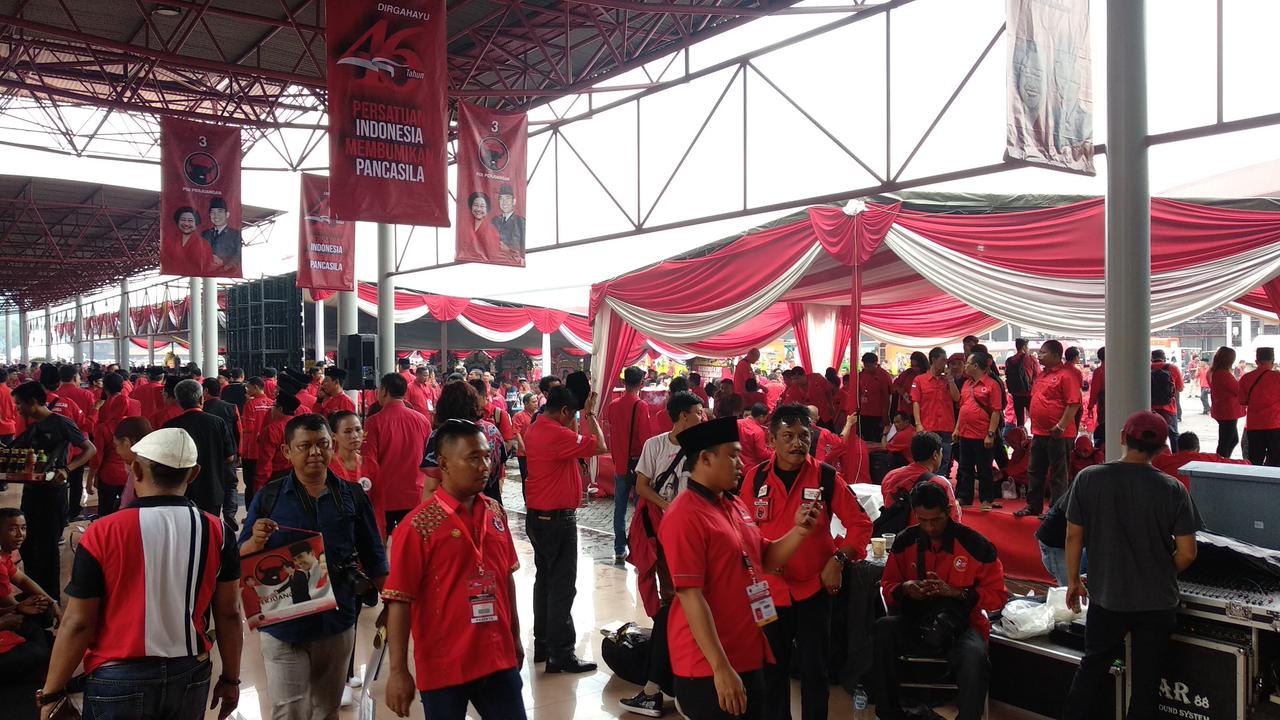 Suasana JIExpo di perayaan ulang tahun PDIP