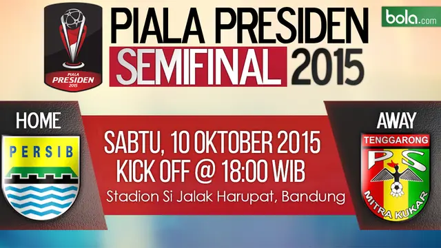 Piala Presiden 2015: Persib Bandung vs Mitra Kukar (Bola.com/Samsul Hadi)