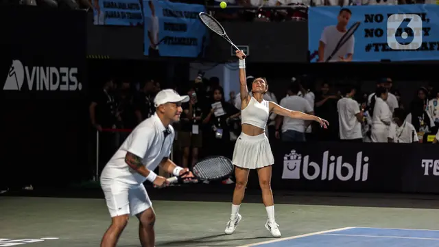 Dion / Enzy Menang Meyakinkan Lawan Gading / Wulan di Tiba Tiba Tenis