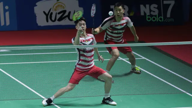 Indonesia Open 2018, Bola.com, Kevin Sanjaya/Marcus Gideon, Hendra/Ahsan