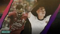 Fullback Persija Jakarta: Rezaldi Hehanusa dan Alfath Fathier. (Bola.com/Dody Iryawan)