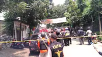 Ledakan diduga bom guncang Cicendo Bandung (Aditya Prakasa/Liputan6.com)