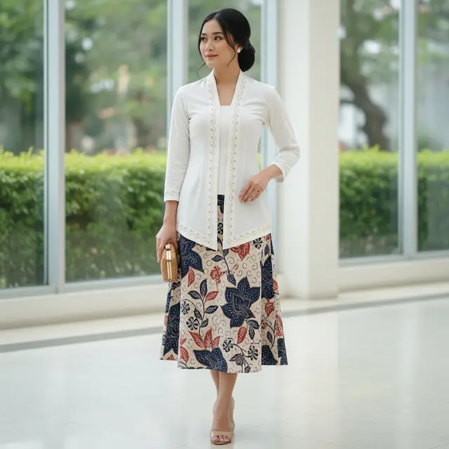 9 Model Baju Kebaya Dipadukan Rok Batik Tren 2026, Tradisi dalam Gaya Kontemporer