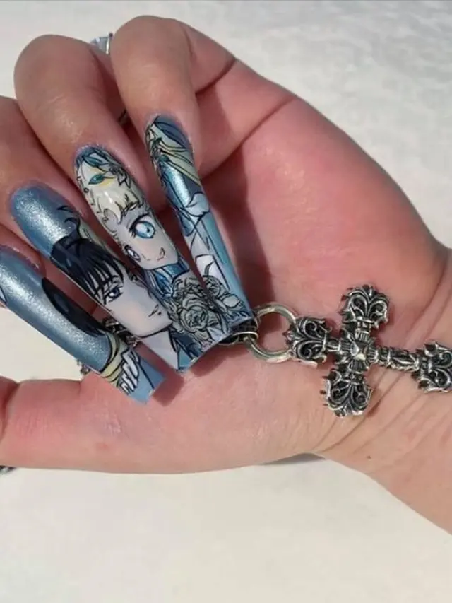 7 Potret Nail Art dengan Gambar Artis dan Tokoh Terkenal Ini Detailnya Mengagumkan