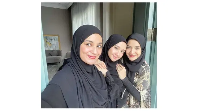 7 Momen Kompak Laudya Cynthia Bella, Zaskia dan Shireen Sungkar, Bak Kakak Adik