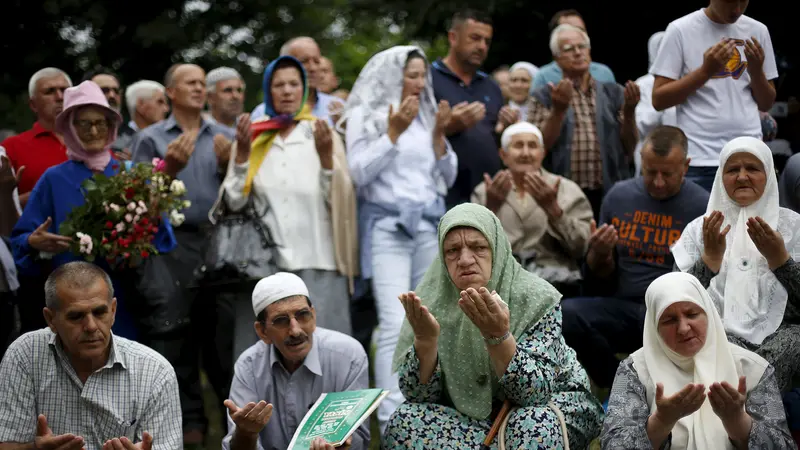 20150709- Korban Pembantaian di Bosnia-Bosnia
