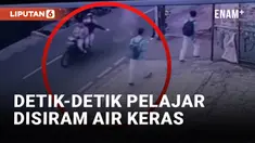 Dua Pelajar Disiram Air Keras Oleh OTK di Tebet