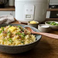 Resep Nasi Mentega Rice Cooker Sederhana/AI Generated