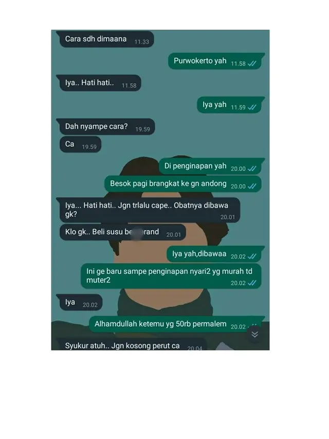 8 Chat Ayah Beri Nasihat ke Anak Ini Senyum Haru