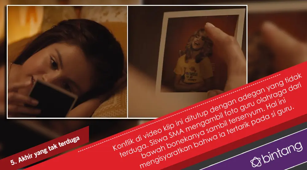 5 Keunikan Video Klip Baru Selena Gomez, Bad Liar. (Foto: YouTube, Desain: Nurman Abdul Hakim/Bintang.com)