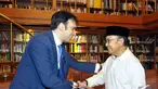 BJ Habibie dan  Manoj Punjabi sepakat membuat sekuel Habibie & Ainun, Jakarta, Kamis (11 /12/2014). (Liputan6.com/Panji Diksana)