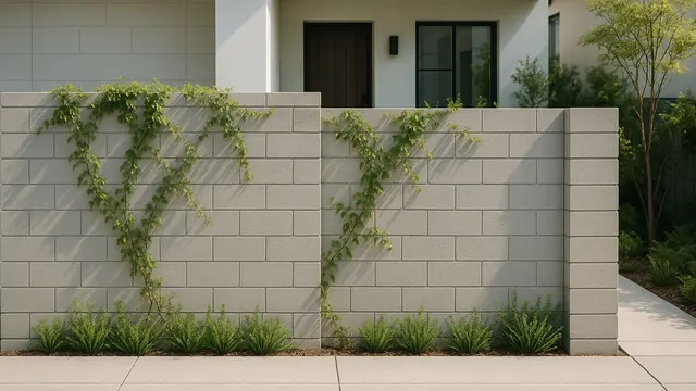 Model Pagar Rumah Minimalis dengan Batako