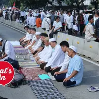 Suasana Aksi Damai 4 November 2016