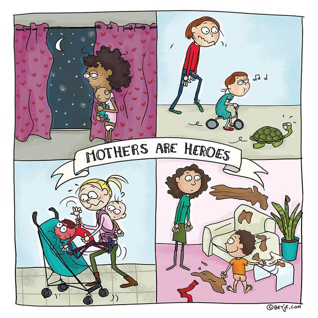 Gambaran Kehidupan Ibu Ibu Dalam Sebuah Komik Lucu ...