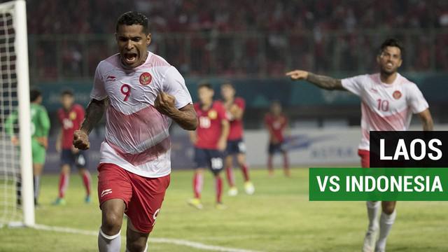 Timnas Indonesia U-23 berhasil menambahkan tiga angka setelah membungkam Laos 3-0 pada partai Grup A Asian Games 2018 di Stadion Patriot, Jumat (17/8/2018).