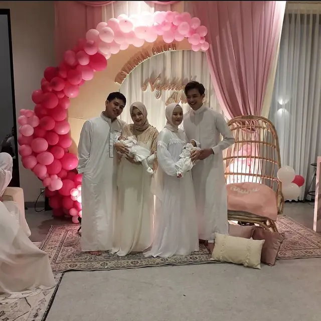 6 Momen Akikah Buah Hati Dinda Hauw, Digelar Bersamaan dengan Tasyakuran Anak Kakaknya