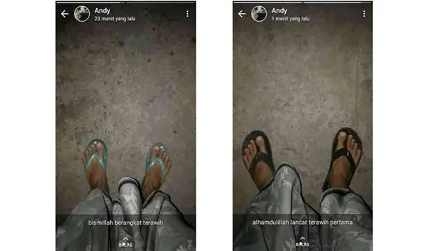 Pria Ini Dapat Sandal Berbeda Setelah Tarawih, Bikin Kesal Sendiri