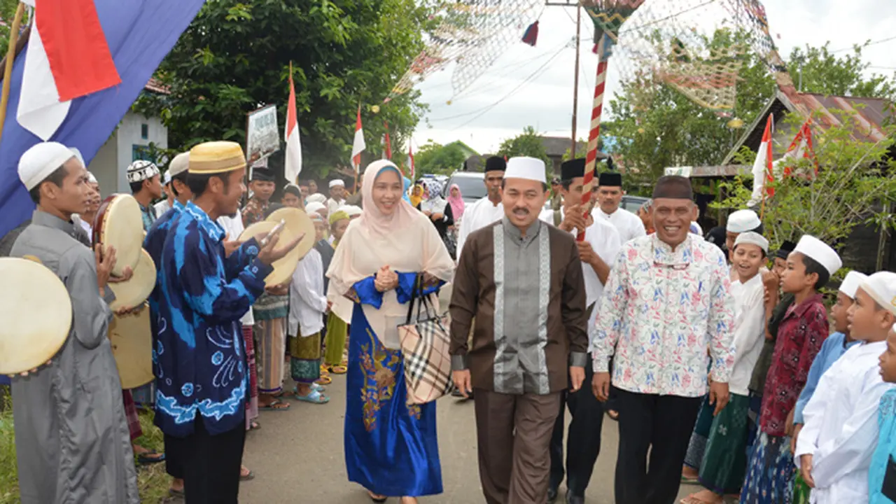 Doa Tulus  Bupati Banjar untuk  Warga Tambak Danau 