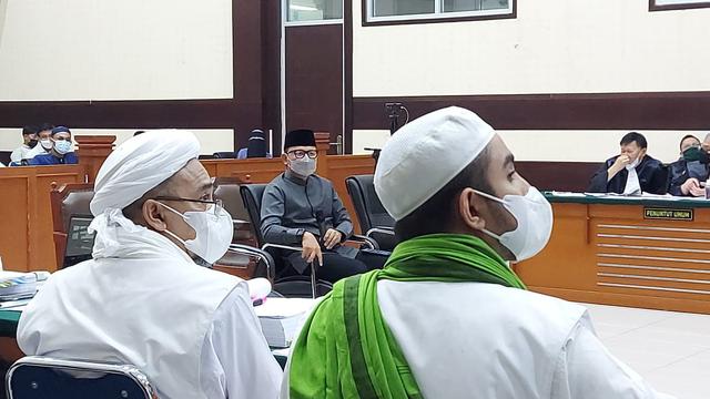 Wali Kota Bogor Bima Arya Sugiarto menjadi saksi dalam persidangan kasus Rizieq Shihab. (Istimewa)