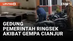 Gempa Cianjur Rusak Gedung DPRD dan Kantor Diskominfo Cianjur