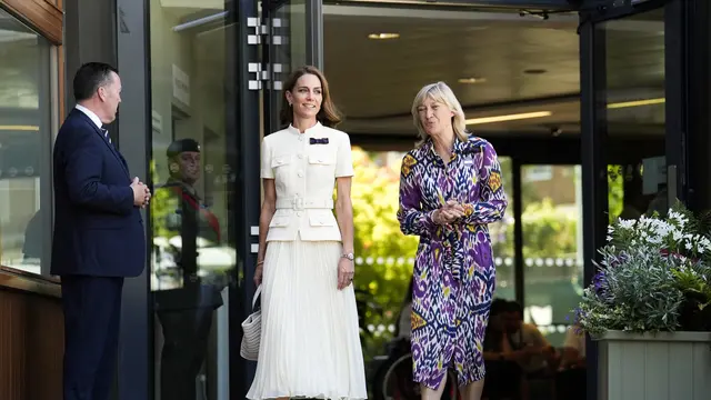 Fashion Statement Kate Middleton di Wimbledon 2025, Disambut Gemuruh Tepuk Tangan Penonton