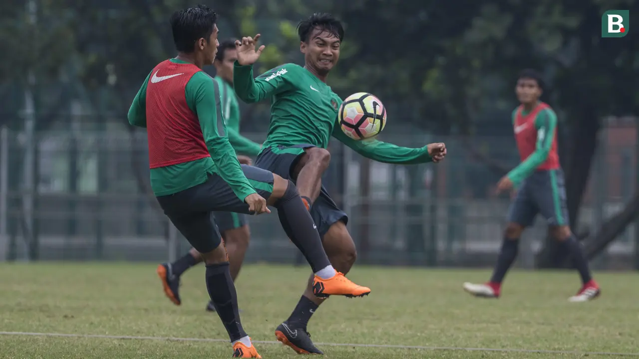 Latihan Timnas Indonesia U-23