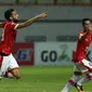 Willian Pacheco mencetak gol kemenangan Persija atas Sriwijaya FC. (Liputan6.com/Helmi Fithriansyah)