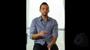 Founder Setipe.com, Razi Thalib melakukan sesi wawancara dengan tim redaksi Liputan6.com, Jakarta, Jumat (13/2/2015). Razi Thalib memberikan pernyataan seputar pencarian jodoh berbasis online. (Liputan6.com/Helmi Fithriansyah)