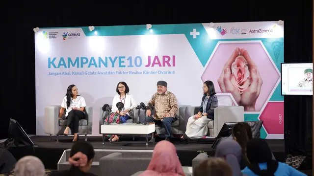 Talk Show Kampanye 10 Jari Kanker Ovarium AstraZeneca
