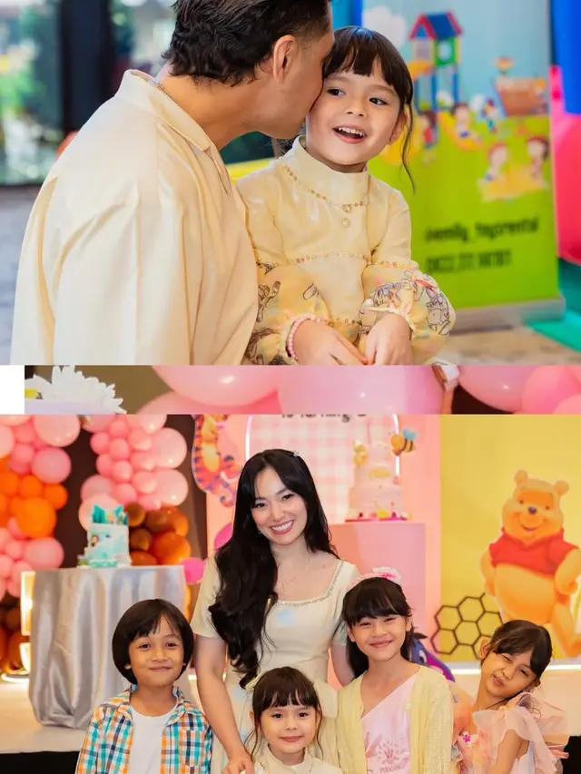 Asmirandah di Pesta Ulang Tahun Putrinya ke-5. [@asmirandah89]