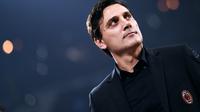 Pelatih AC Milan, Vincenzo Montella berada dalam ancaman pemecatan menyusul hasil buruk di musim 2017/2018. (MARCO BERTORELLO / AFP)