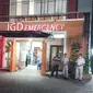 IGD RS Abdul Radjak menjadi salah satu rumah sakit yang menangnani korban kecelakaan bus maut di Cipali Purwakarta. Foto (Liputan6.com / Asep Mulyana)