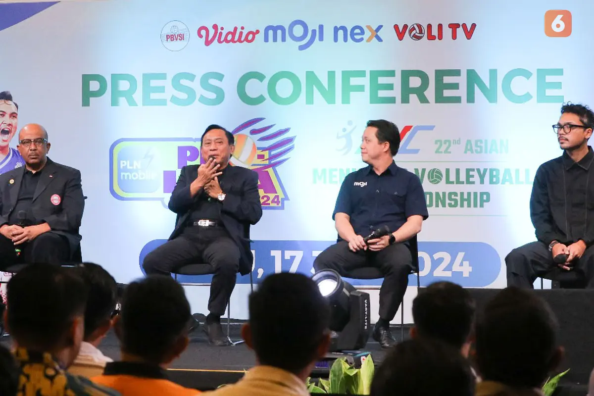 Konferensi Pers Grand Final PLN Mobile Proliga 2024